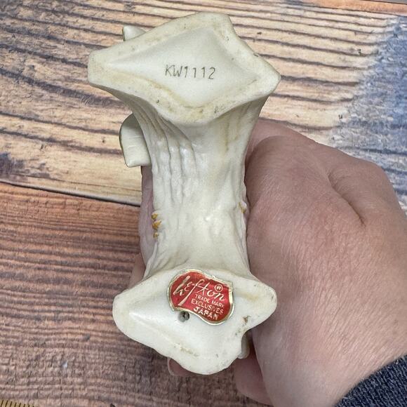 Vintage Lefton Hand Painted Cardinal Figurine Head Down KW1112 Japan- READ - Picture 8 of 8